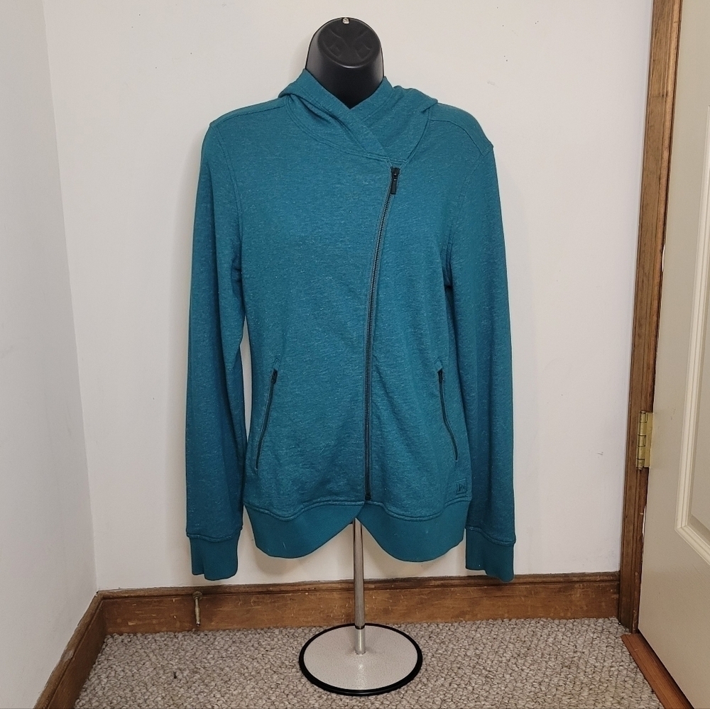 REI Women's Cotton Blue Zip-up Hoodie - Size (S) - Excellent Condition